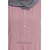 Umbrella cut abaya- Puce-Pink Umbrella cut abaya- Puce-Pink